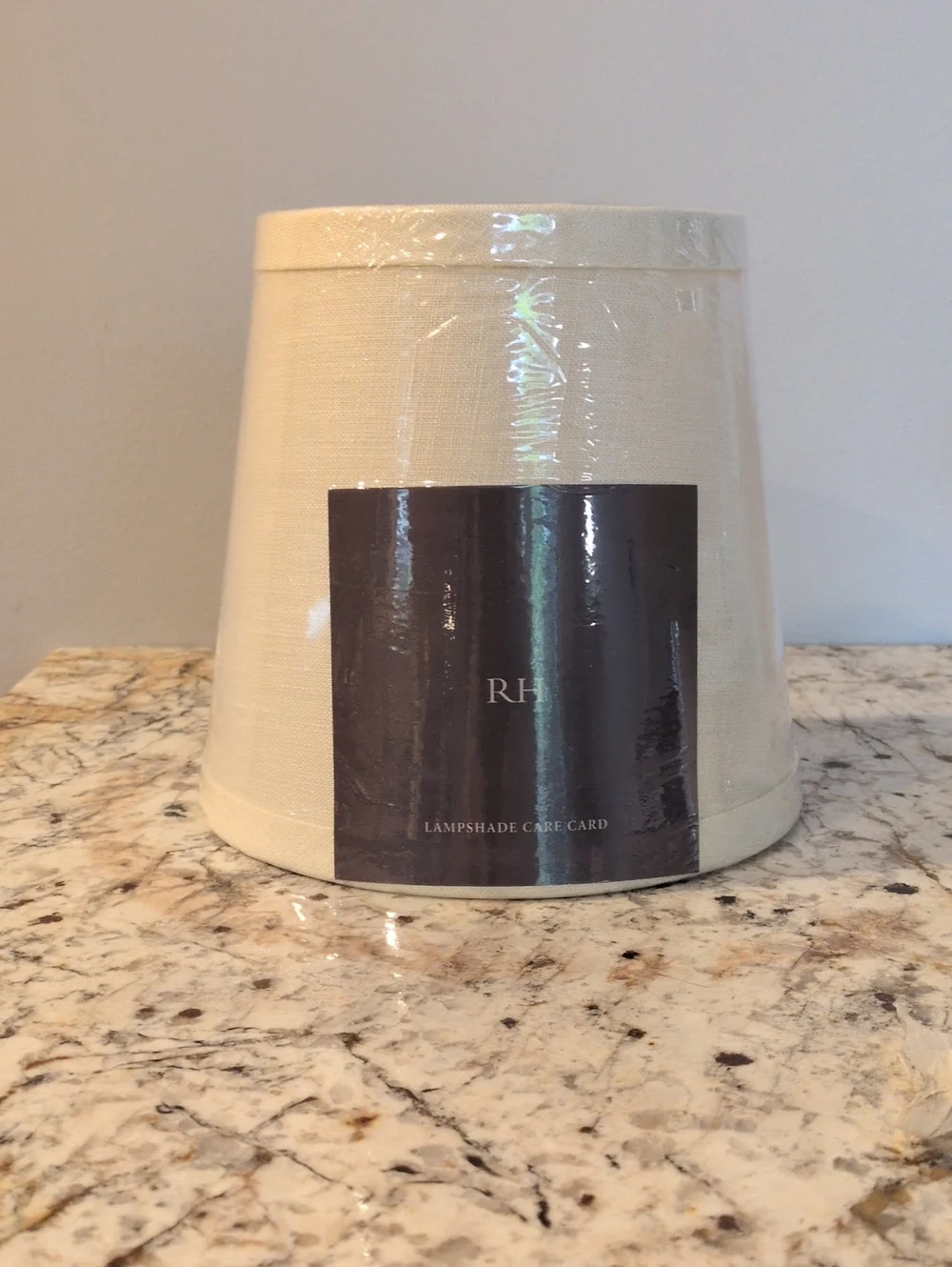 RH Cream Linen Lampshade